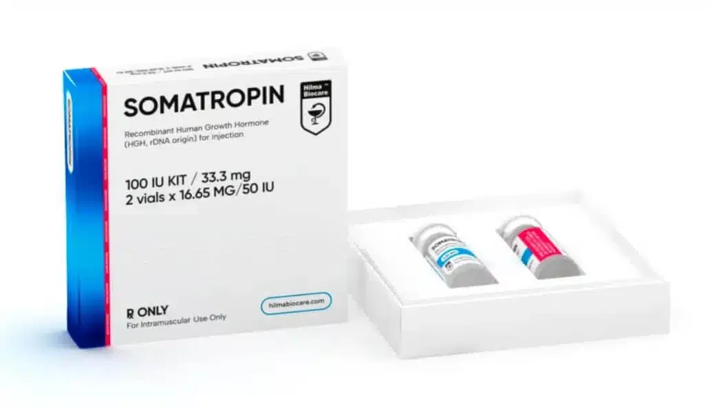 Somatropina (Líquida) – Hilma Biocare – 2 Frascos – Kit 100UI